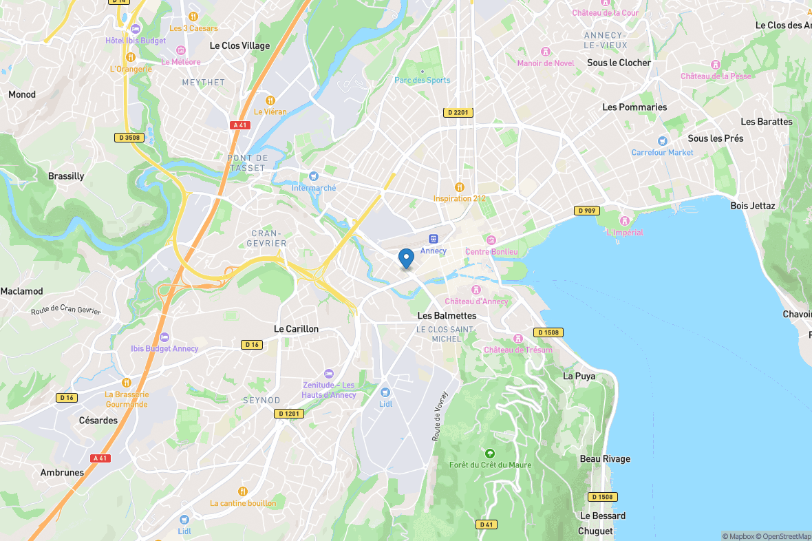 IFALPES Annecy (KLF) - Open Street Map
